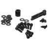 Beplating schroefset Mezoly MBK Booster, Yamaha Bws zwart (vanaf 2004)