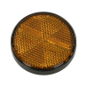 Reflector oranje rond 60mm (M6 schroef aansluiting)