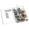 Assortiment doos slangklemmen klein 50-delig