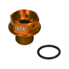 Stage6 olievulplug oranje voor Piaggio scooters M12x1.5
