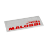 Sticker Malossi 10x24cm rood/wit (2 stuks)