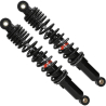 Schokbrekerset YSS High Performance Pro X Citta, Puch Maxi, Tomos 320mm zwart