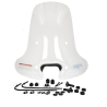 Windscherm Piaggio Zip hoog transparant