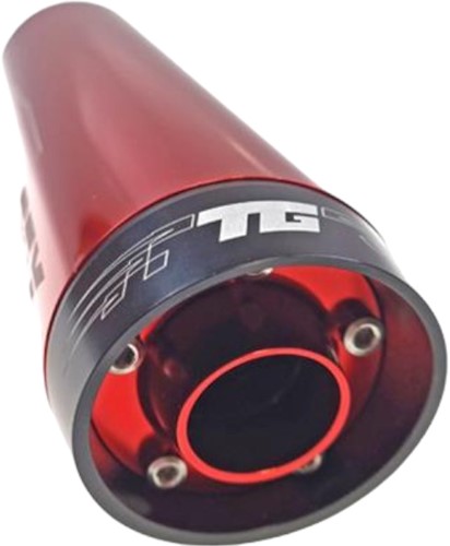 Uitlaat Nademper TG Box Rood 2 bout aansluiting Universeel / Tecnigas
