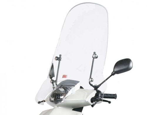 Windscherm Peugeot Viva City V.a 2008 + Montageset Hoog Helder Origineel PG530-VIV-P0L