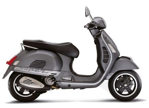Stickerset Vespa Gts Super (licht grijs met donker grijze letters) 67333600A1