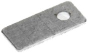 borgplaat klem beenschild vespa sprint / primavera origineel 675490