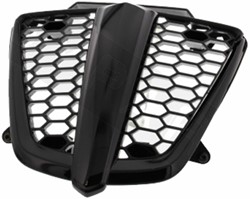 Ombouwset Radiateurgrill Zwart Piaggio MP3 Model v.a 2012 (compleet set)