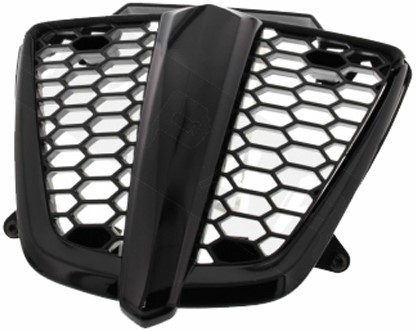 Ombouwset Radiateurgrill Zwart Piaggio MP3 Model v.a 2012 (compleet set)