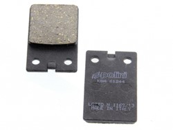 Remblokset Polini voor Grimeca Zundapp / Malaguti F12 174.0013