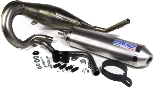 Uitlaat LEOVINCE H.M. X-Fight RVS Yamaha DT50R-X 50 2005
