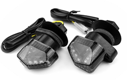 Knipperlicht set LED Voorkant Piaggio Mp3 Helder 400cc t/m 500cc v.a 2008 t/m 2013