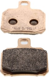 Remblokset NOVASCOOT voor Aprilia / CPI / Derbi / Gilera / Malaguti / MBK / Piaggio / Rieju / Suzuki / Yamaha Synthered FT4035