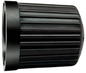 Ventieldop Zwart (PVC) Universeel