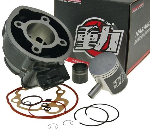 Cilinder 70cc (46.7mm) Naraku Yamaha TZR 50 / Aprillia RS 50 AM6 / Minarelli AM6 / Peugeot XP6 - NK102.68