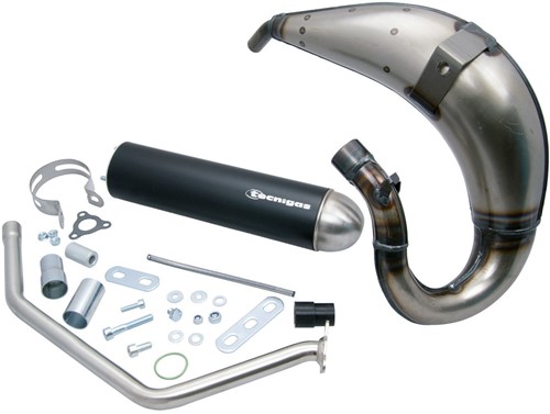 uitlaat tecnigas beta RK6 / beta RR 2015 / beta RRT - schakelbrommer - E-nox steel