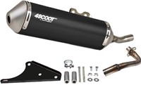 Uitlaat Tecnigas 4scoot Euro5 Vespa Sprint / Primavera 4t - Zwart 