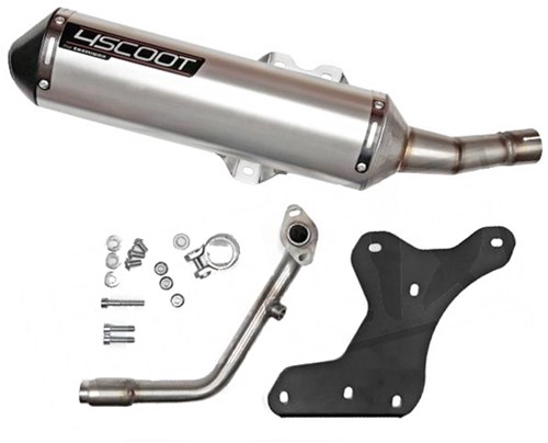 uitlaat tecnigas sym gts EVO 125cc injectie 4scoot