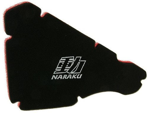Luchtfilterelement Naraku Gilera Runner t/m 2005 / Piaggio Typhoon / Gilera Stalker / Piaggio Nrg / Piaggio Ntt / Gilera Storm NK303.09
