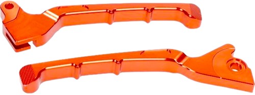 Remgreep Set Oranje CNC EVO Vespa Sprint / Vespa LX 50 / Vespa Primavera / Piaggio Zip 2000 / Zip 50 4T - DMP