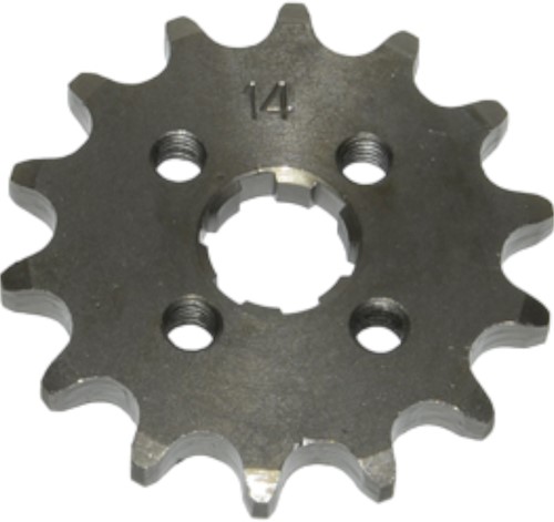 Voortandwiel 14T Honda Mb 5 / Honda Mt 5 / Honda Mtx / Honda Mbx / Honda Nsr 50 / Derbi Gpr / Derbi Senda - 14 Tands