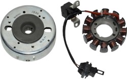 Ontsteking Ducati Piaggio Zip 2000 4t / Aprillia Sport City 4t / Piaggio Liberty 4t / Vespa Lx 50 4t / Piaggio Fly 4t / Malaguti Centro 4t / Vespa S 4t Origineel - Incluesief Vliegwiel