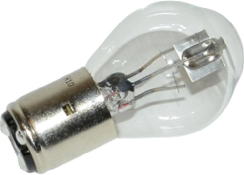Lamp 12 volt BA20D 45watt scooter p.stuk