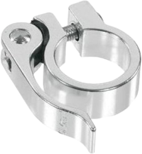 Fiets Zadelpenklem Ergotec SCQ-030 ø34,9 aluminium met snelspanner - zilver