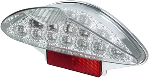 Achterlicht LED MKX Voor Yamaha / MBK / Cpi / Aprilia / Generic / Keeway / Sachs - Met Ingebouwde Knipperlichten