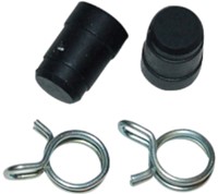 rubber cilinderkop afdichting wateraanlsuiting nippel - inclusief klemmetjes