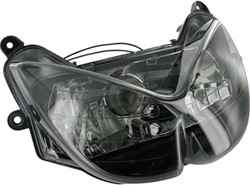 Koplamp Unit Smoke Blackline Yamaha Aerox 50 / Mbk Nitro 50 V.a 1997 T/m 2012 (Met Fitting) STR-608.40
