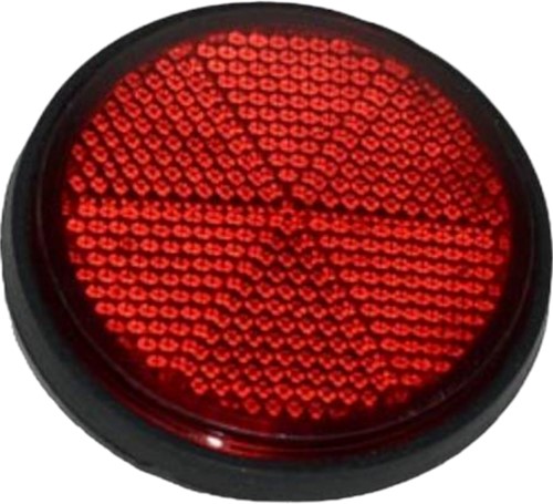 Reflector Scooter Rond Rood Inclusief Bout Aansluiting