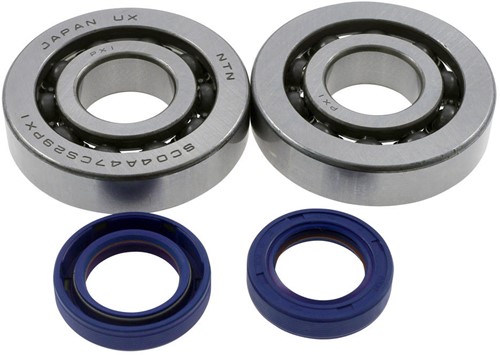 Krukas Lager + Keerringset (Polini) Piaggio Zip 2000 2t / Vespa Lx 50 2t / Piaggio Fly 2t / Piaggio Typhoon / Gilera Runner / Gilera Dna / Gilera Ice / Piaggio Nrg / Piaggio Liberty 2t 282.0001