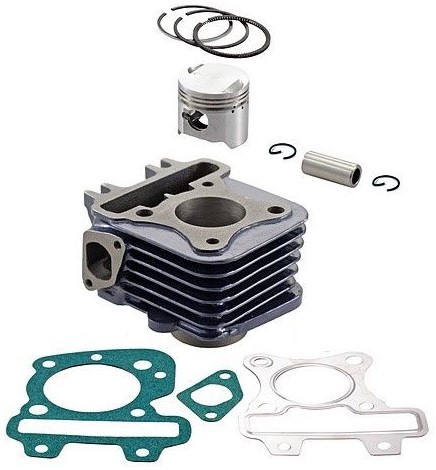 Cilinder 50cc RMS Aprilia 4T / Derbi 4T / Piaggio 4T / Vespa 4T / Malaguti 4T (2v Motoren) Giertijzer