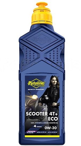 Motorolie Putoline 0w30 Vol synthetisch scooter 4t 1L (IGet 50-150) injectie motor