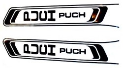 sticker set puch maxi zwart