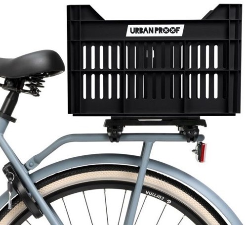Fiets Gerecyclede fietskrat Urban Proof Click 30 liter - Zwart-3