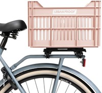 Fiets Gerecyclede fietskrat Urban Proof Click 30 liter - Pastelroze-3