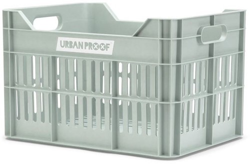 Fiets Gerecyclede fietskrat Urban Proof Click 30 liter - Mistig Mintgroen