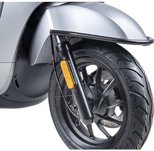 Voorspatbord Beugel Glans Zwart Faco voor Kymco New Like 50 4T vanaf 2017 T/m 2020-2