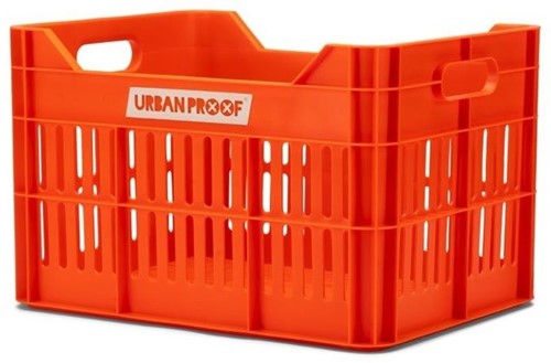 Fiets Gerecyclede fietskrat Urban Proof Click 30 liter - Oranje