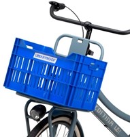 Fiets Gerecyclede fietskrat Urban Proof Click 30 liter - koningsblauw-2