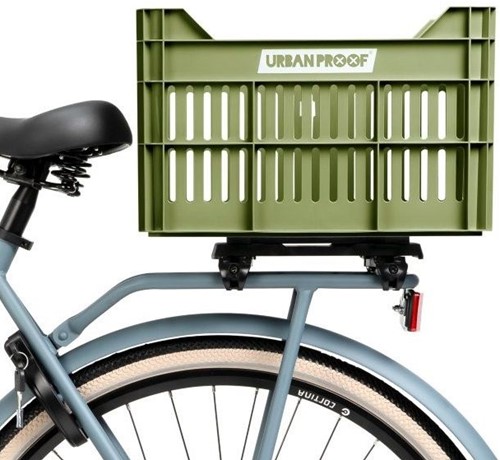 Fiets Gerecyclede fietskrat Urban Proof Click 30 liter - olijf groen-3