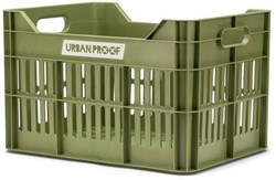 Fiets Gerecyclede fietskrat Urban Proof Click 30 liter - olijf groen
