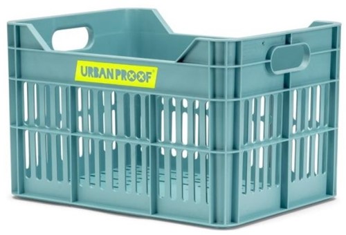 Gerecyclede Fietskrat Urban Proof Junior 15 Liter - Luchtblauw voor 24inch fiets