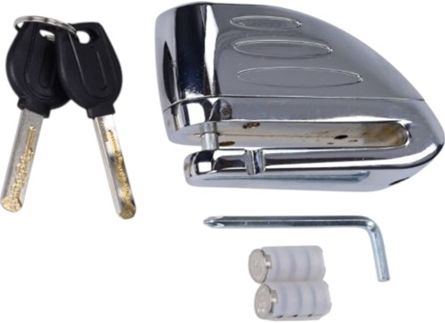 Schijfremslot Power1 + Alarm Met 6mm Pennetje - Universeel Scooter / Bromfiets