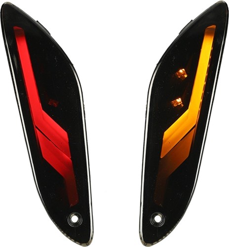 Knipperlichtset Evo-1 Led Vespa Sprint / Vespa Primavera Achterzijde Smoke