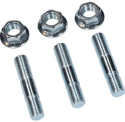 Tapeind Set + Moeren Achtertandwiel voor Honda MB / MT / MTX / MBX / NSR - M10x48mm