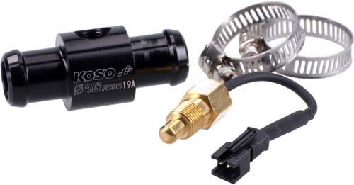 Koelslang Adaptor 18mm voor Temperatuursensor voor Koso / Voca Racing / Stage6 Meters