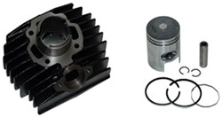 Cilinder 50cc Gietijzer Honda Camino / Px 50 Zuiger pen 10mm